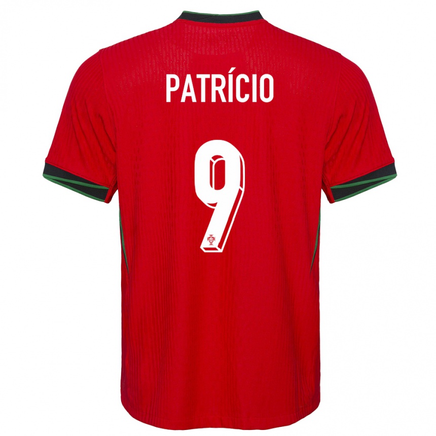 Kinder Fußball Portugal Nuno Patricio #9 Rot Heimtrikot Trikot 24-26 T-Shirt Luxemburg