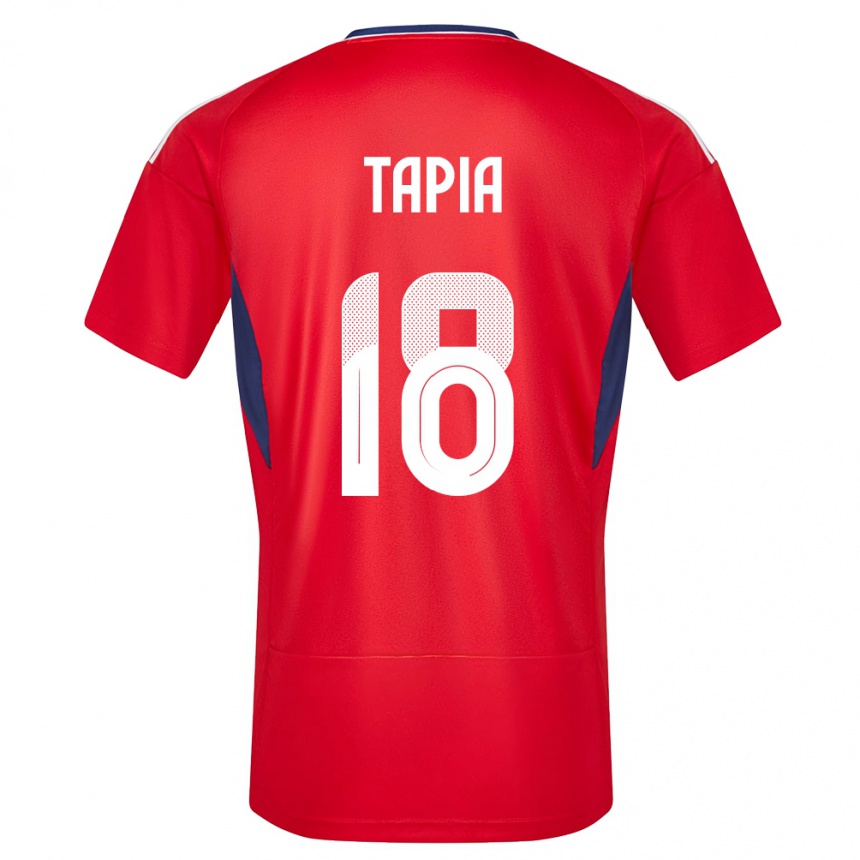 Kinder Fußball Costa Rica Priscilla Tapia #18 Rot Heimtrikot Trikot 24-26 T-Shirt Luxemburg