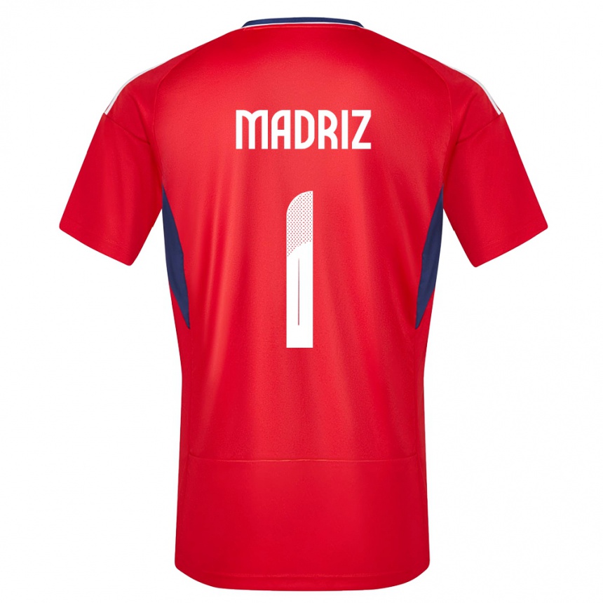 Kinder Fußball Costa Rica Abraham Madriz #1 Rot Heimtrikot Trikot 24-26 T-Shirt Luxemburg