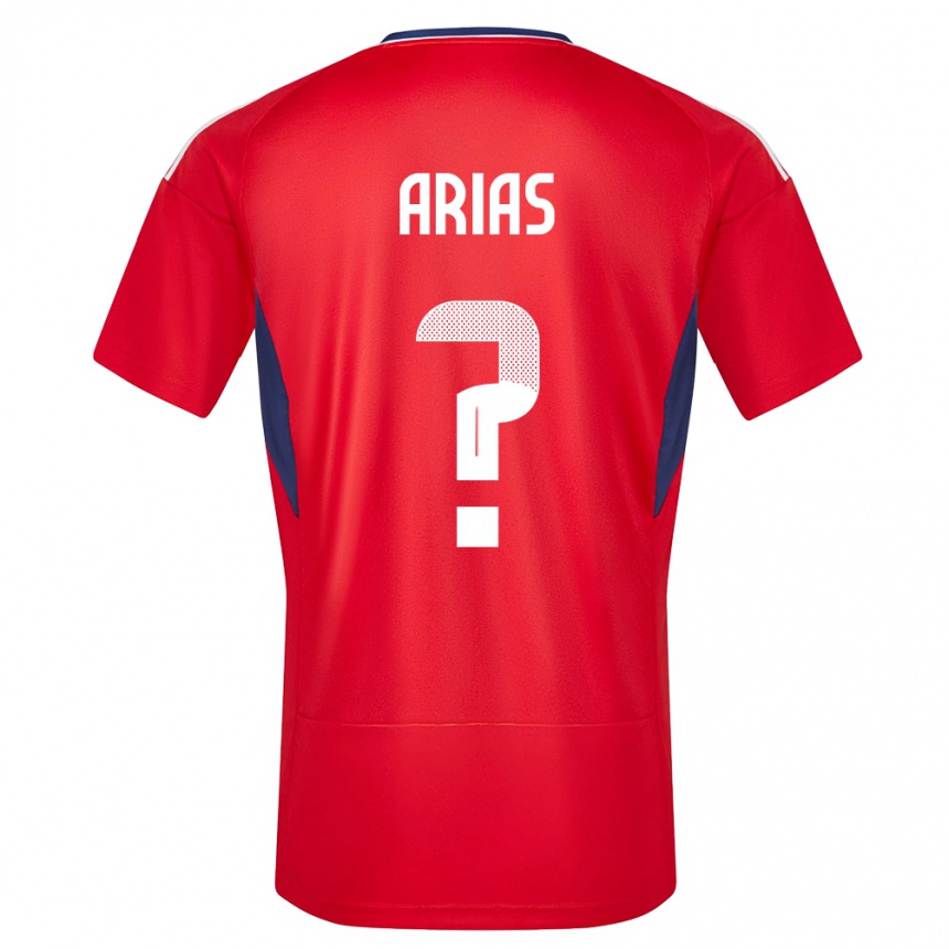 Kinder Fußball Costa Rica Jose Arias #0 Rot Heimtrikot Trikot 24-26 T-Shirt Luxemburg