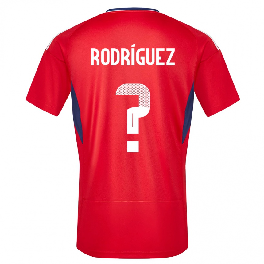Kinder Fußball Costa Rica Bradley Rodriguez #0 Rot Heimtrikot Trikot 24-26 T-Shirt Luxemburg