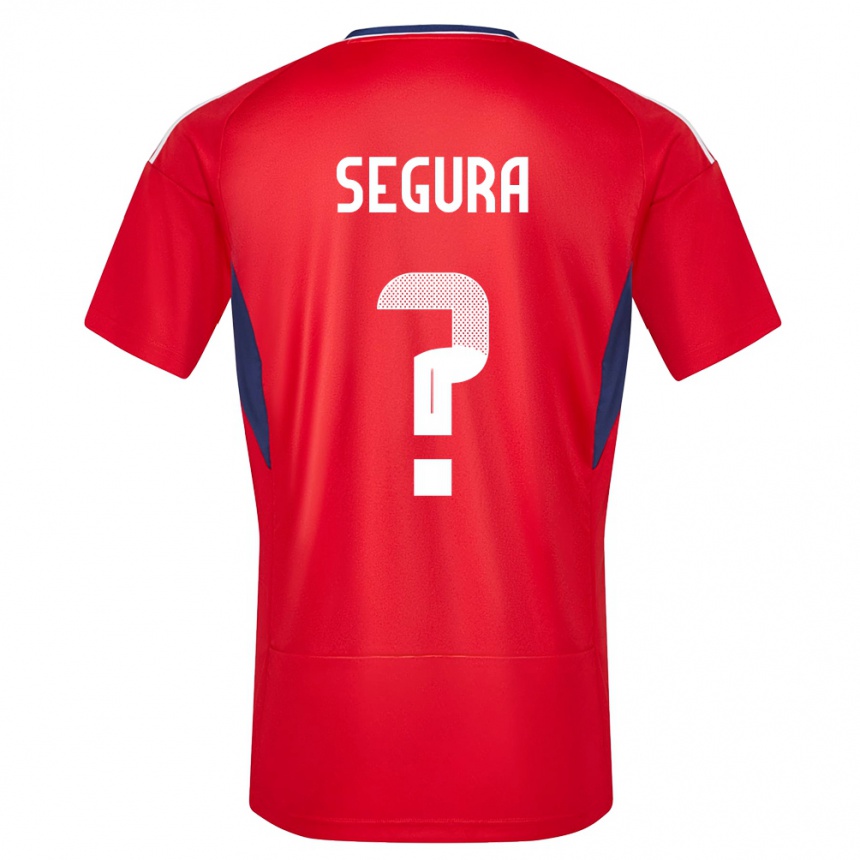 Kinder Fußball Costa Rica Oscar Segura #0 Rot Heimtrikot Trikot 24-26 T-Shirt Luxemburg