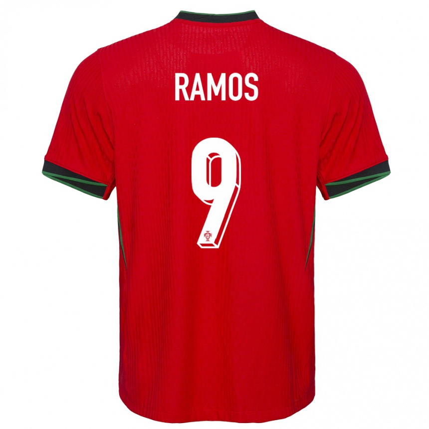 Herren Fußball Portugal Goncalo Ramos #9 Rot Heimtrikot Trikot 24-26 T-Shirt Luxemburg