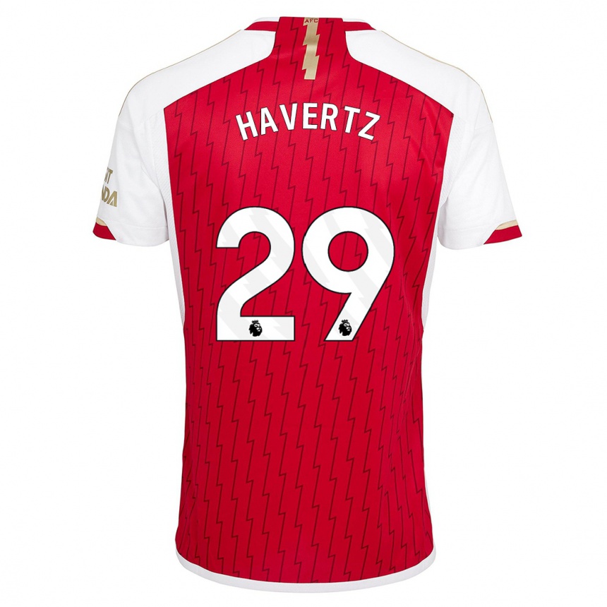 Kinder Fußball Kai Havertz #29 Rot Heimtrikot Trikot 2023/24 T-Shirt Luxemburg