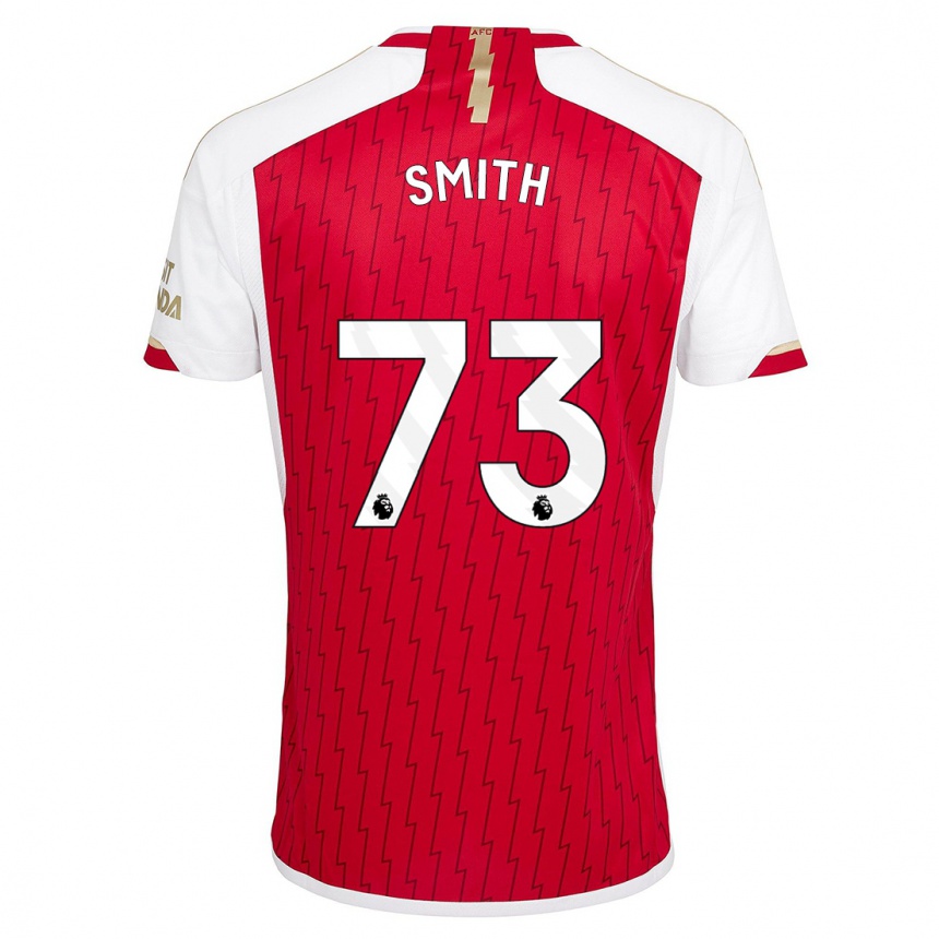Kinder Fußball Tom Smith #73 Rot Heimtrikot Trikot 2023/24 T-Shirt Luxemburg