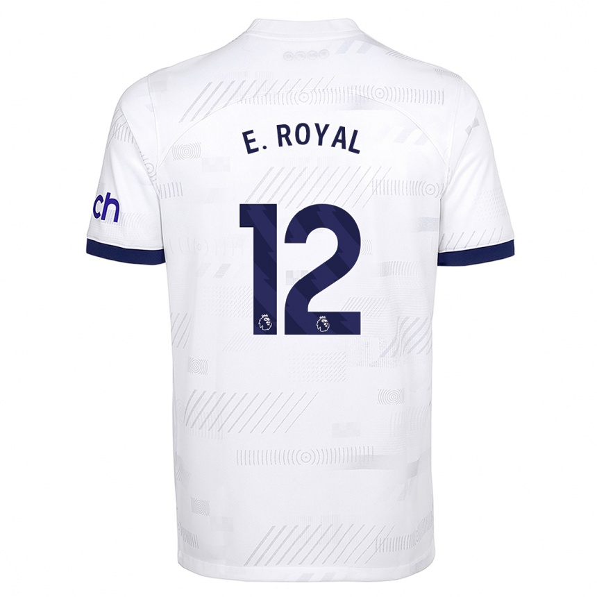 Kinder Fußball Emerson Royal #12 Weiß Heimtrikot Trikot 2023/24 T-Shirt Luxemburg