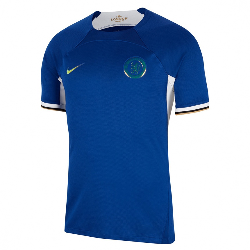 Kinder Fußball Ben Chilwell #21 Blau Heimtrikot Trikot 2023/24 T-Shirt Luxemburg
