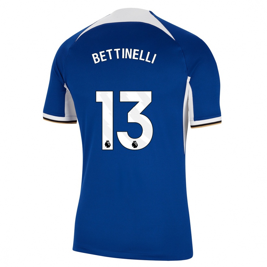 Kinder Fußball Marcus Bettinelli #13 Blau Heimtrikot Trikot 2023/24 T-Shirt Luxemburg