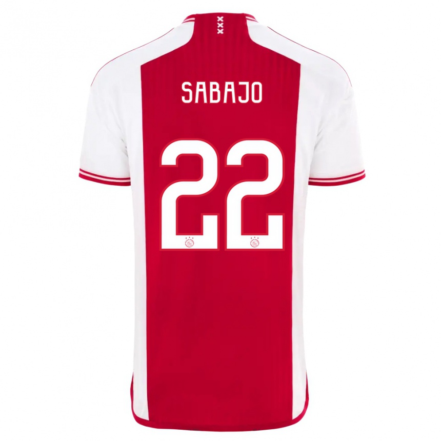 Kinder Fußball Quinty Sabajo #22 Rot-Weiss Heimtrikot Trikot 2023/24 T-Shirt Luxemburg