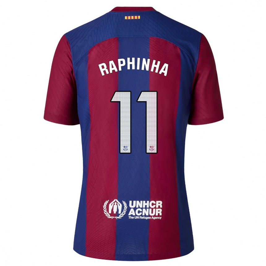 Kinder Fußball Raphinha #11 Rot Blau Heimtrikot Trikot 2023/24 T-Shirt Luxemburg