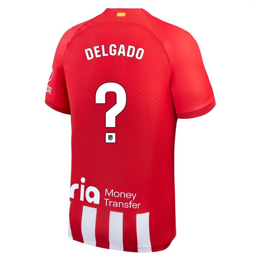 Kinder Fußball Gonzalo Onrubia Delgado #0 Rot-Weiss Heimtrikot Trikot 2023/24 T-Shirt Luxemburg