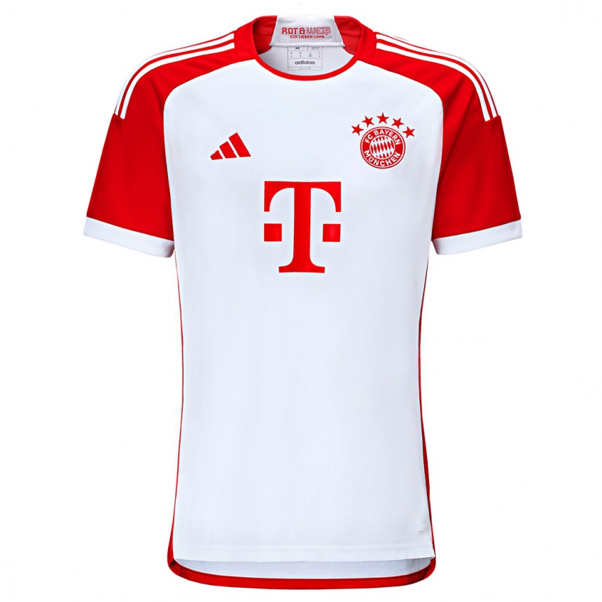 Kinder Fußball Leon Fust #24 Rot-Weiss Heimtrikot Trikot 2023/24 T-Shirt Luxemburg