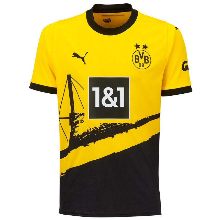 Kinder Fußball Oliwer Blaszczyk #16 Gelb Heimtrikot Trikot 2023/24 T-Shirt Luxemburg