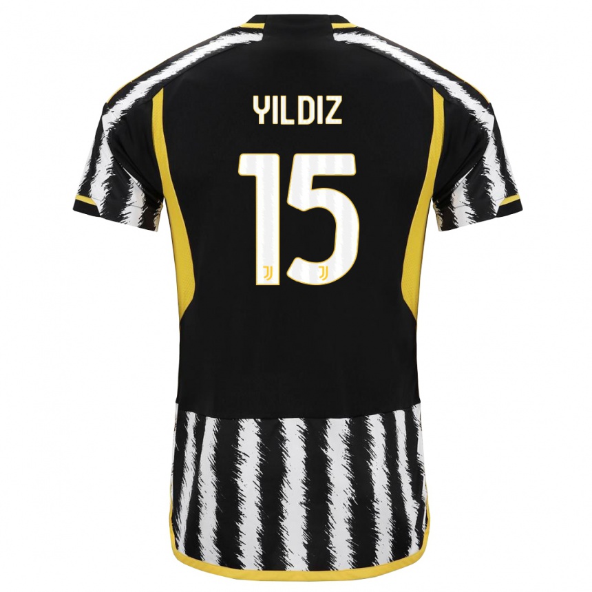 Kinder Fußball Kenan Yildiz #0 Schwarz-Weiss Heimtrikot Trikot 2023/24 T-Shirt Luxemburg