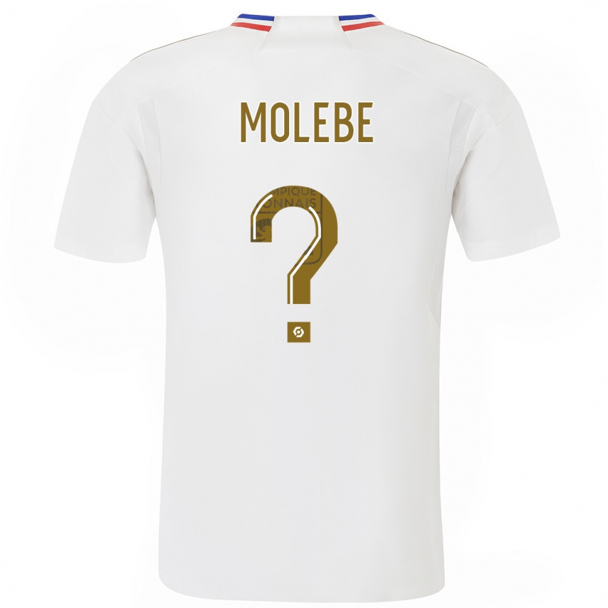Kinder Fußball Enzo Molebe #0 Weiß Heimtrikot Trikot 2023/24 T-Shirt Luxemburg