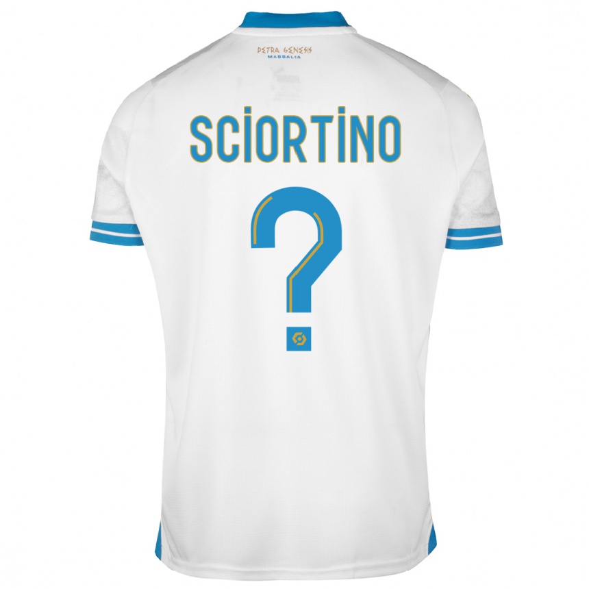 Kinder Fußball Paolo Sciortino #0 Weiß Heimtrikot Trikot 2023/24 T-Shirt Luxemburg