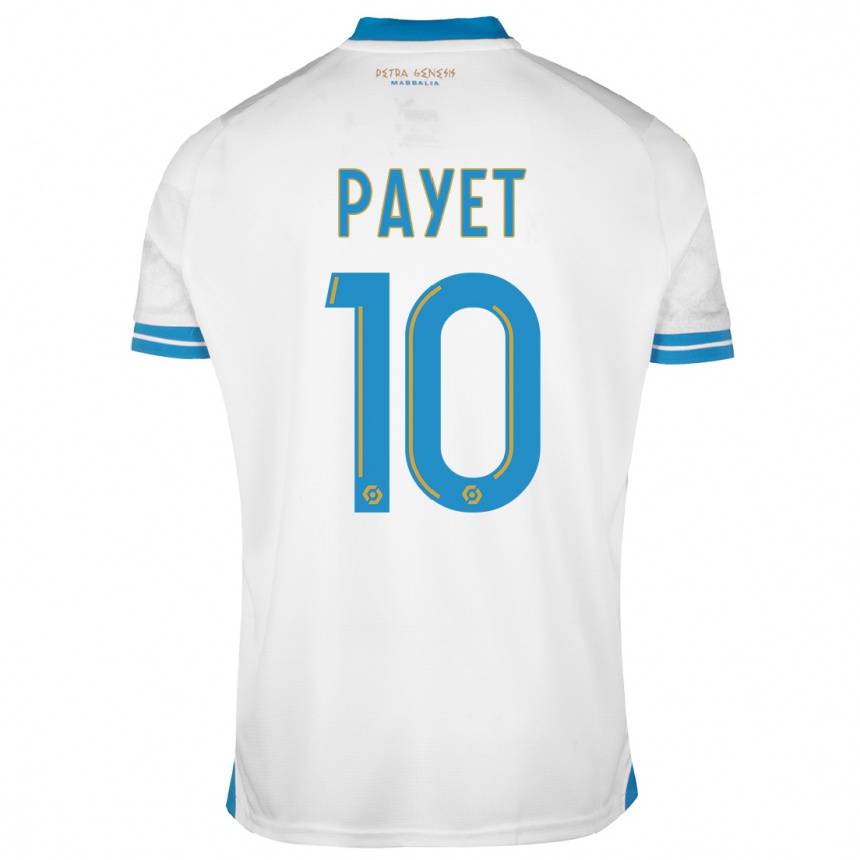 Kinder Fußball Dimitri Payet #10 Weiß Heimtrikot Trikot 2023/24 T-Shirt Luxemburg