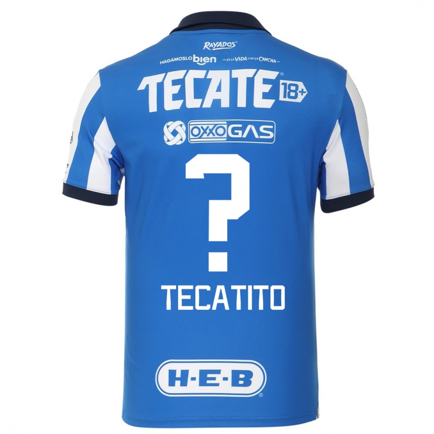 Kinder Fußball Tecatito #0 Blau Weiss Heimtrikot Trikot 2023/24 T-Shirt Luxemburg