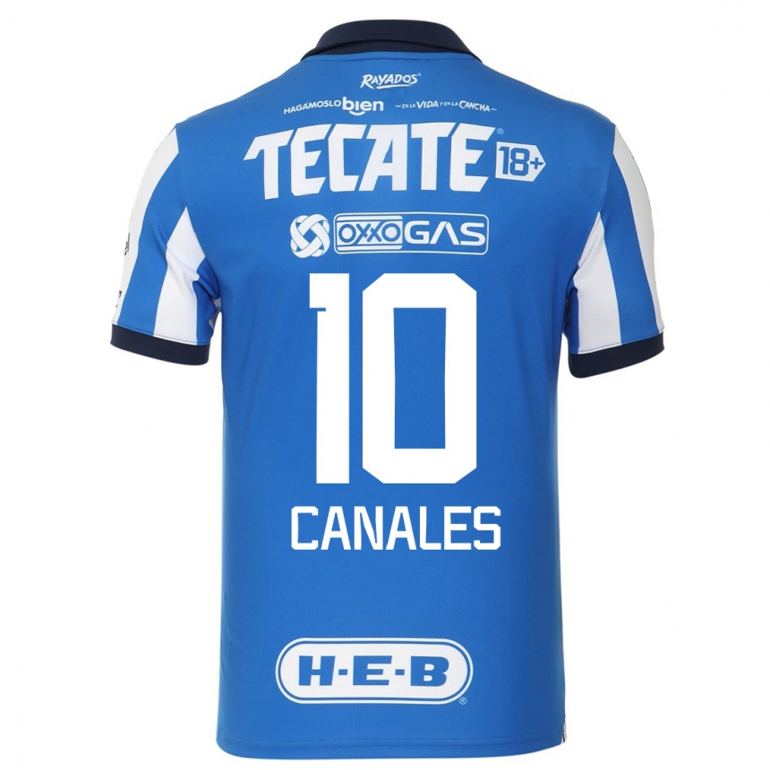 Kinder Fußball Sergio Canales #10 Blau Weiss Heimtrikot Trikot 2023/24 T-Shirt Luxemburg