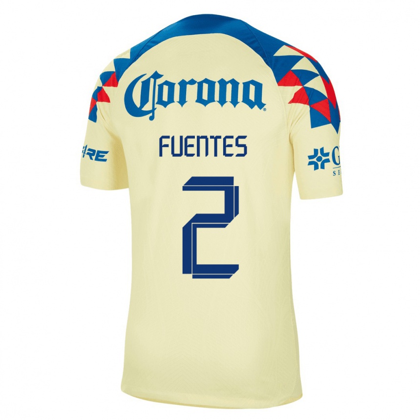 Kinder Fußball Luis Fuentes #2 Gelb Heimtrikot Trikot 2023/24 T-Shirt Luxemburg
