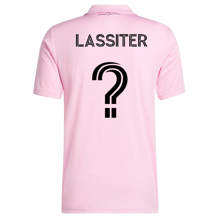 Kinder Fußball Ariel Lassiter #0 Rosa Heimtrikot Trikot 2023/24 T-Shirt Luxemburg