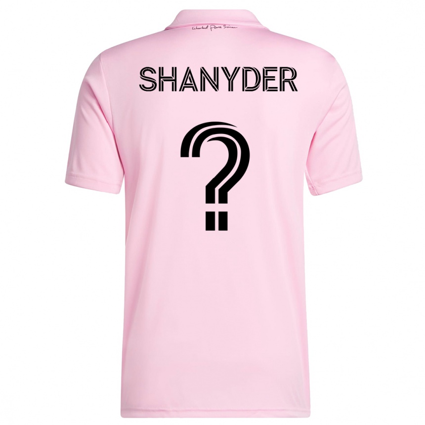 Kinder Fußball Shanyder Borgelin #0 Rosa Heimtrikot Trikot 2023/24 T-Shirt Luxemburg