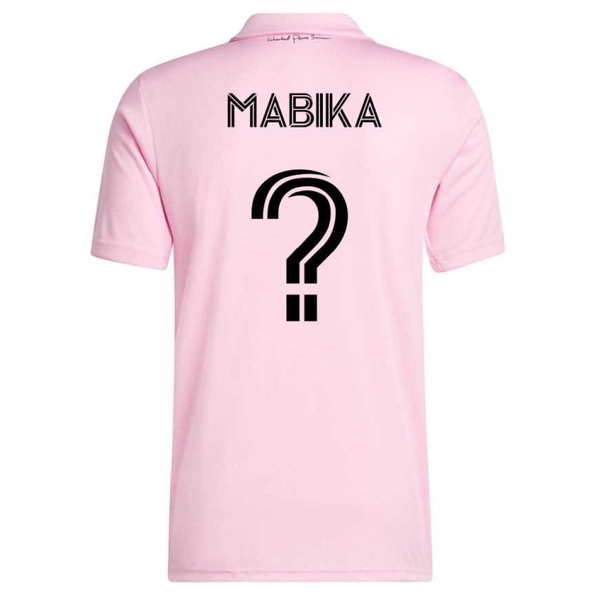 Kinder Fußball Aimé Mabika #0 Rosa Heimtrikot Trikot 2023/24 T-Shirt Luxemburg