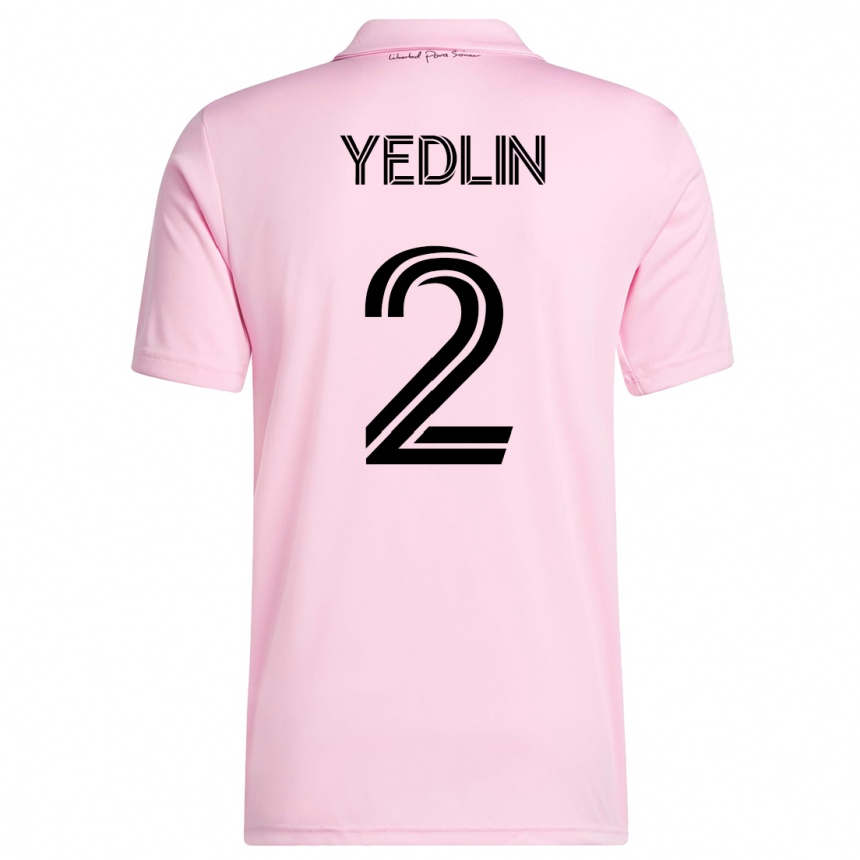 Kinder Fußball Deandre Yedlin #2 Rosa Heimtrikot Trikot 2023/24 T-Shirt Luxemburg