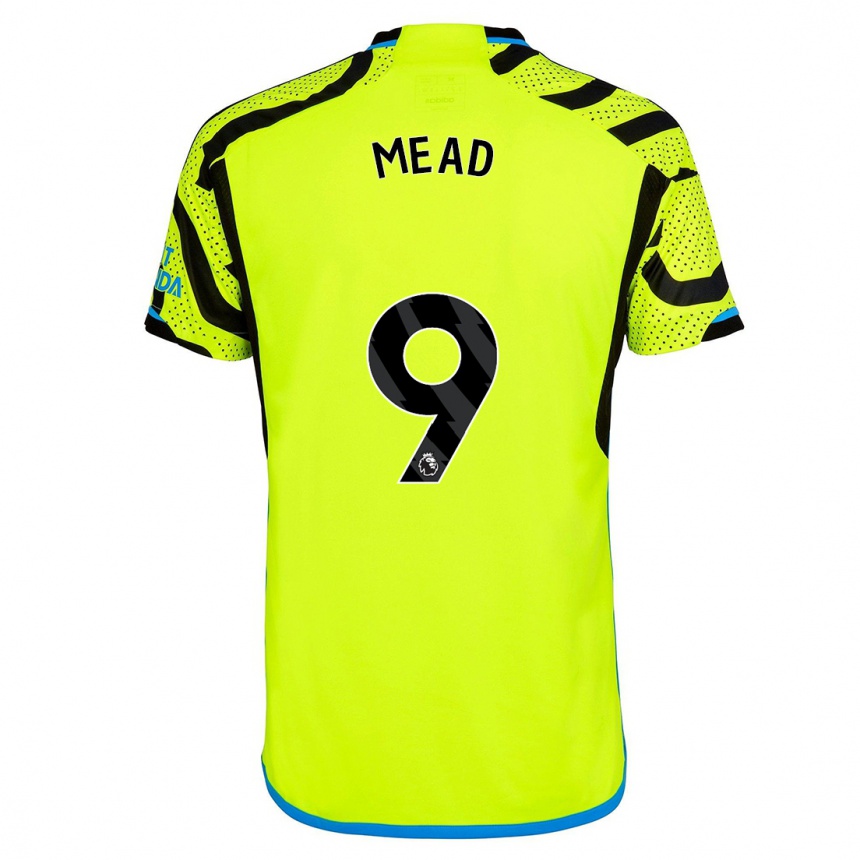 Kinder Fußball Beth Mead #9 Gelb Auswärtstrikot Trikot 2023/24 T-Shirt Luxemburg