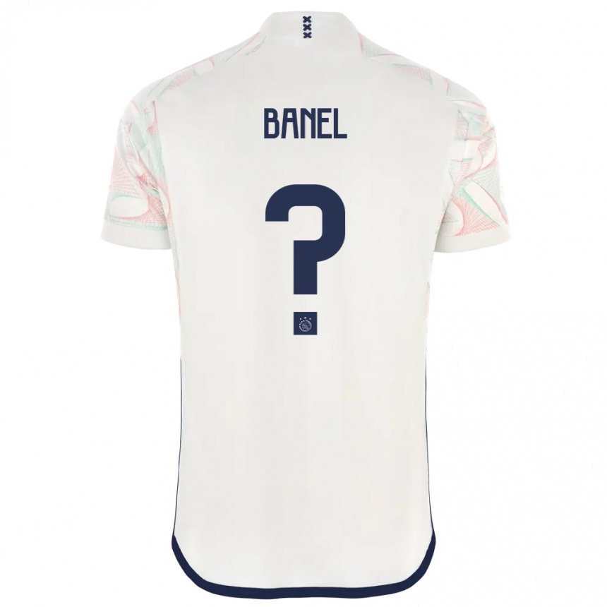 Kinder Fußball Jaydon Banel #0 Weiß Auswärtstrikot Trikot 2023/24 T-Shirt Luxemburg