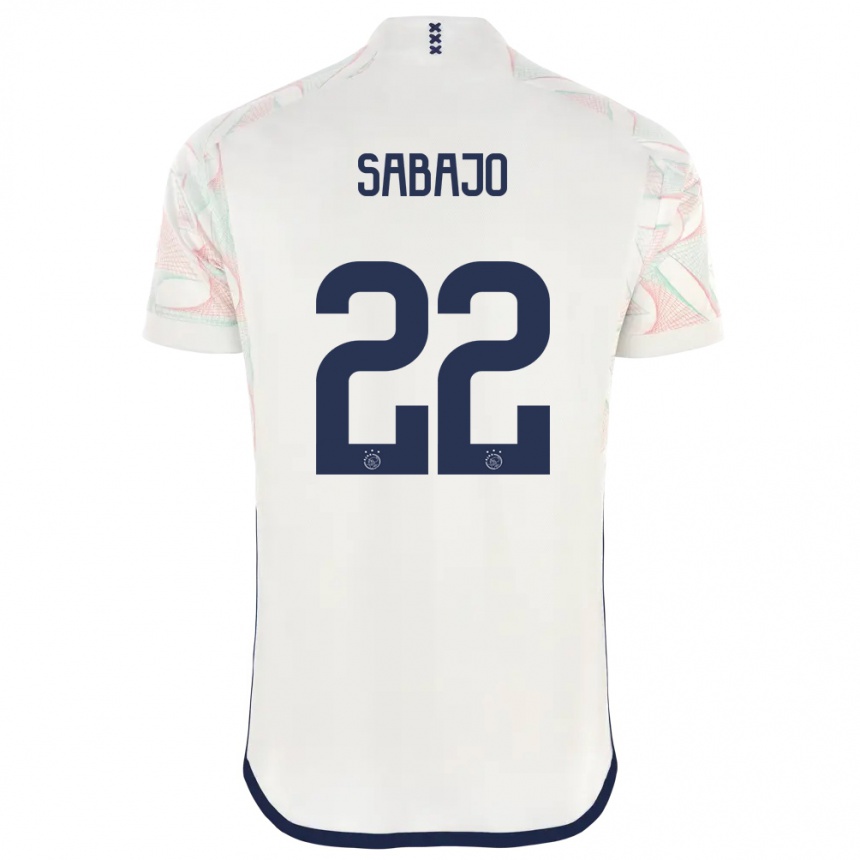 Kinder Fußball Quinty Sabajo #22 Weiß Auswärtstrikot Trikot 2023/24 T-Shirt Luxemburg