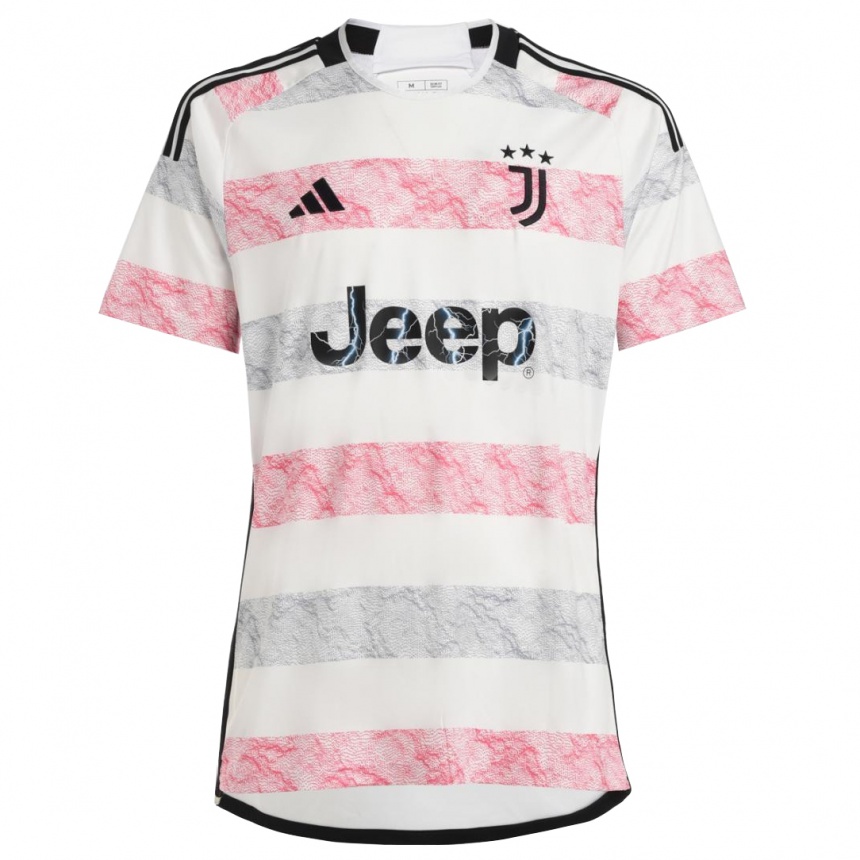 Kinder Fußball Filippo Grosso #18 Weiß Rosa Auswärtstrikot Trikot 2023/24 T-Shirt Luxemburg