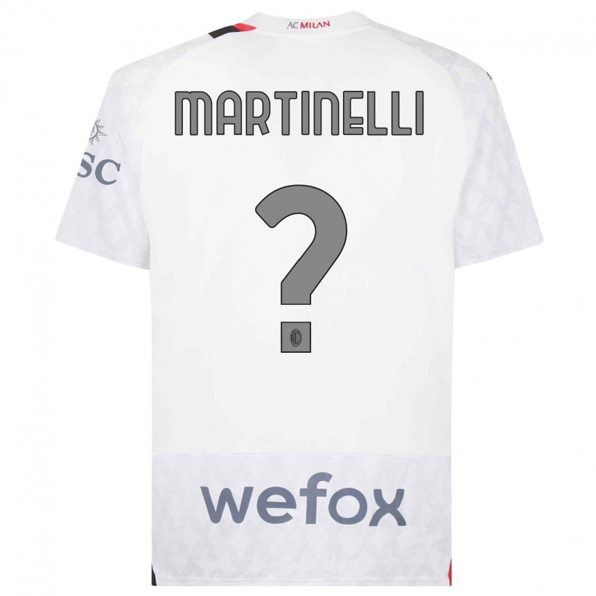 Kinder Fußball Riccardo Martinelli #0 Weiß Auswärtstrikot Trikot 2023/24 T-Shirt Luxemburg