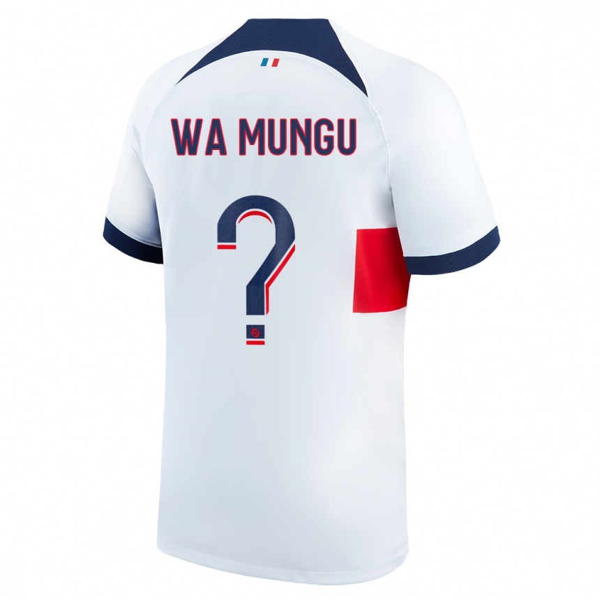 Kinder Fußball Vimoj Muntu Wa Mungu #0 Weiß Auswärtstrikot Trikot 2023/24 T-Shirt Luxemburg