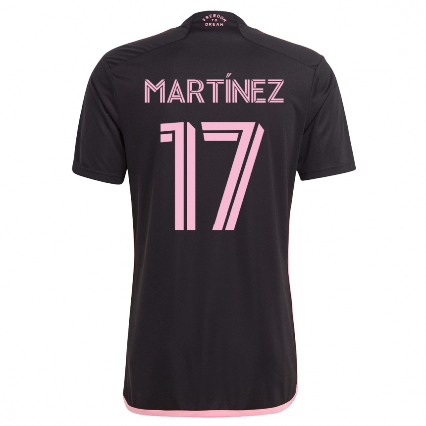 Kinder Fußball Josef Martínez #17 Schwarz Auswärtstrikot Trikot 2023/24 T-Shirt Luxemburg