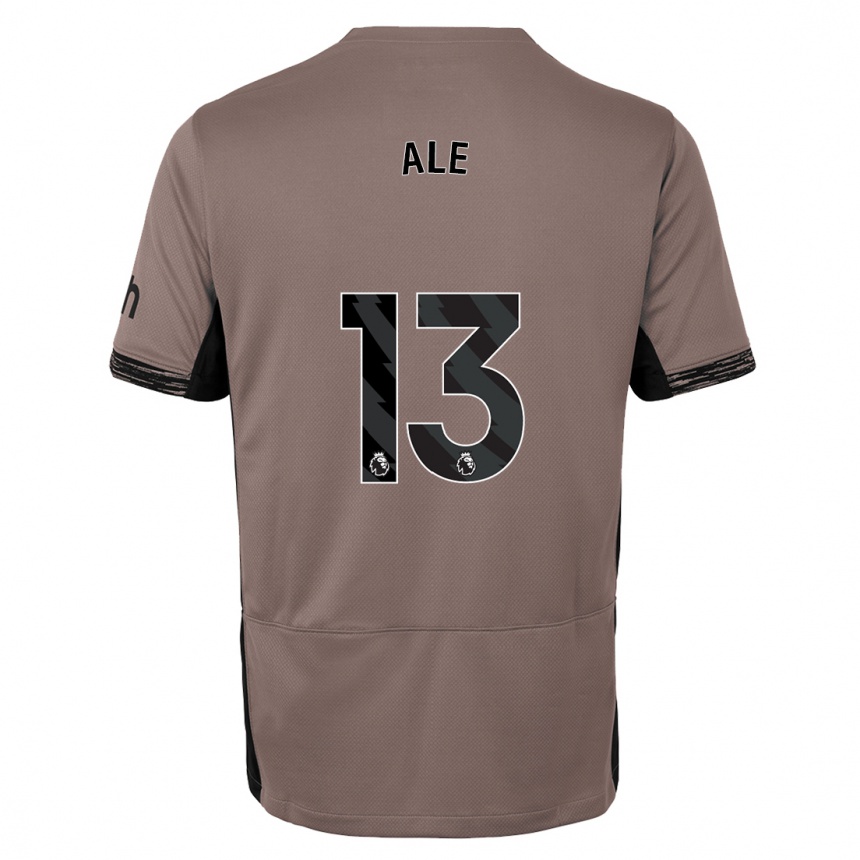 Kinder Fußball Asmita Ale #13 Dunkelbeige Ausweichtrikot Trikot 2023/24 T-Shirt Luxemburg
