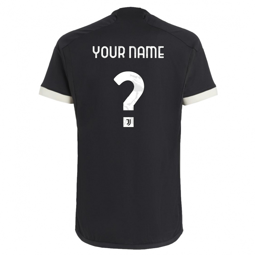 Kinder Fußball Ihren Namen #0 Schwarz Ausweichtrikot Trikot 2023/24 T-Shirt Luxemburg