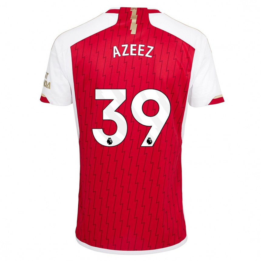 Herren Fußball Miguel Azeez #39 Rot Heimtrikot Trikot 2023/24 T-Shirt Luxemburg