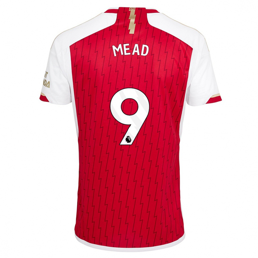 Herren Fußball Beth Mead #9 Rot Heimtrikot Trikot 2023/24 T-Shirt Luxemburg