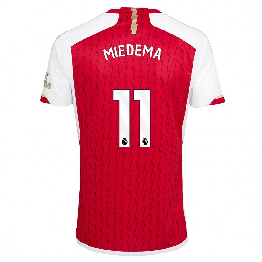 Herren Fußball Vivianne Miedema #11 Rot Heimtrikot Trikot 2023/24 T-Shirt Luxemburg