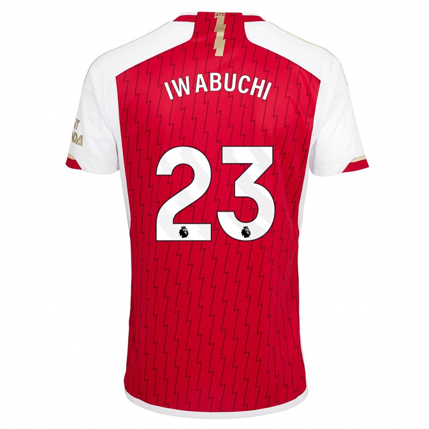 Herren Fußball Mana Iwabuchi #23 Rot Heimtrikot Trikot 2023/24 T-Shirt Luxemburg