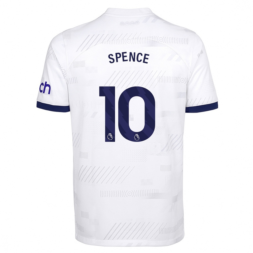 Herren Fußball Drew Spence #10 Weiß Heimtrikot Trikot 2023/24 T-Shirt Luxemburg