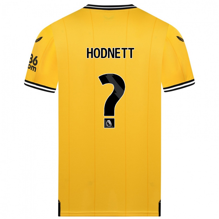 Herren Fußball Jack Hodnett #0 Gelb Heimtrikot Trikot 2023/24 T-Shirt Luxemburg