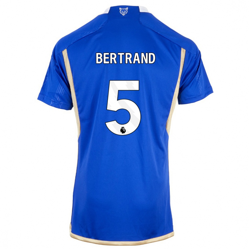Herren Fußball Ryan Bertrand #5 Königsblau Heimtrikot Trikot 2023/24 T-Shirt Luxemburg