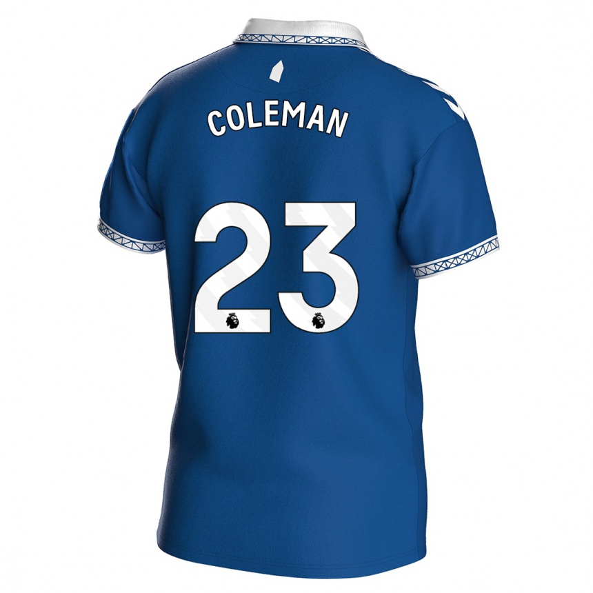 Herren Fußball Seamus Coleman #23 Königsblau Heimtrikot Trikot 2023/24 T-Shirt Luxemburg