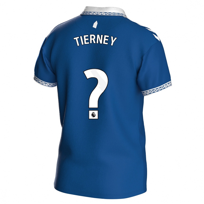 Herren Fußball Jack Tierney #0 Königsblau Heimtrikot Trikot 2023/24 T-Shirt Luxemburg