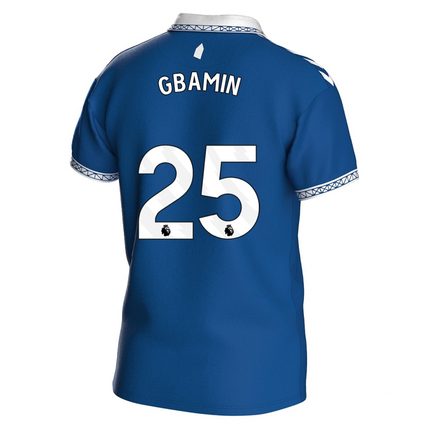Herren Fußball Jean-Philippe Gbamin #25 Königsblau Heimtrikot Trikot 2023/24 T-Shirt Luxemburg