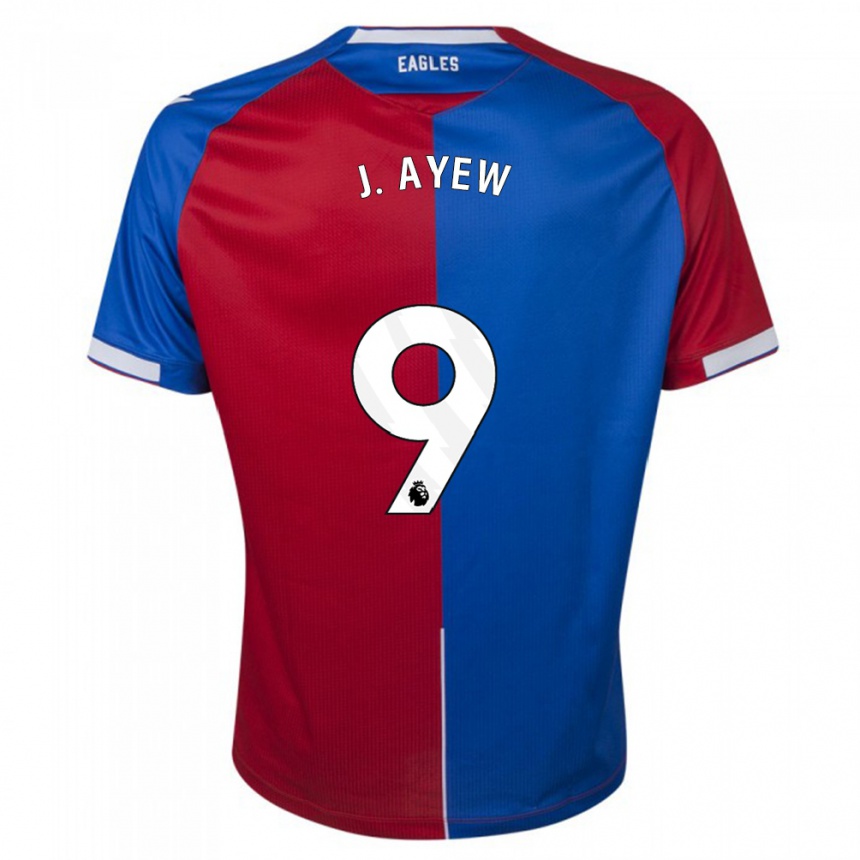 Herren Fußball Jordan Ayew #9 Rot Blau Heimtrikot Trikot 2023/24 T-Shirt Luxemburg
