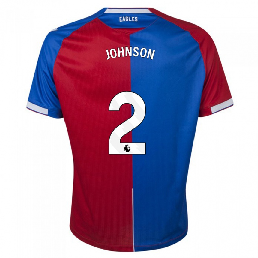 Herren Fußball Annabel Johnson #2 Rot Blau Heimtrikot Trikot 2023/24 T-Shirt Luxemburg