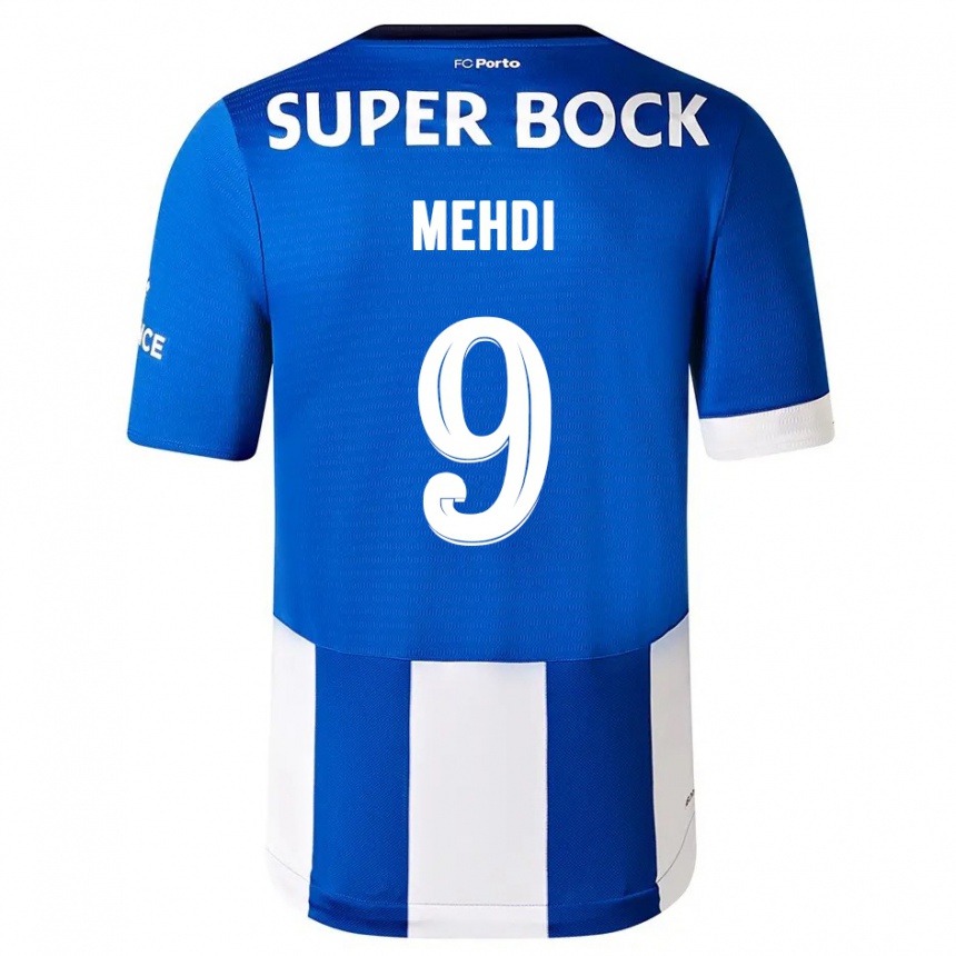 Herren Fußball Mehdi Taremi #9 Blau Weiss Heimtrikot Trikot 2023/24 T-Shirt Luxemburg